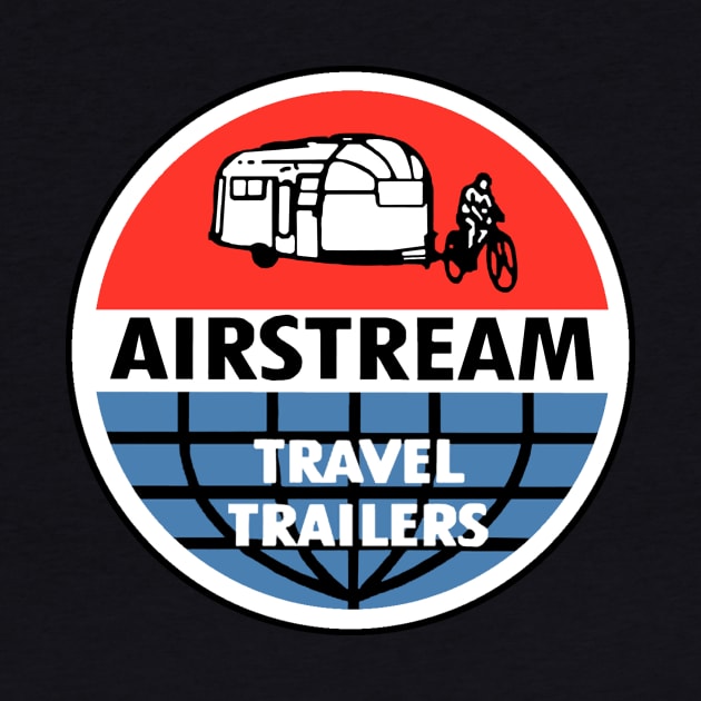 Vintage Airstream Travel Trailers Logo by Hilda74